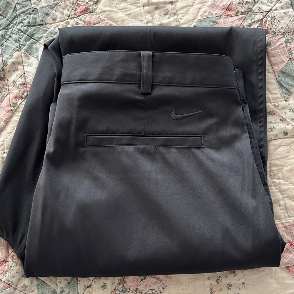Nike Golf Pants Mens 36 Grey Dri Fit Tech Flat Front Quick Dry Performance